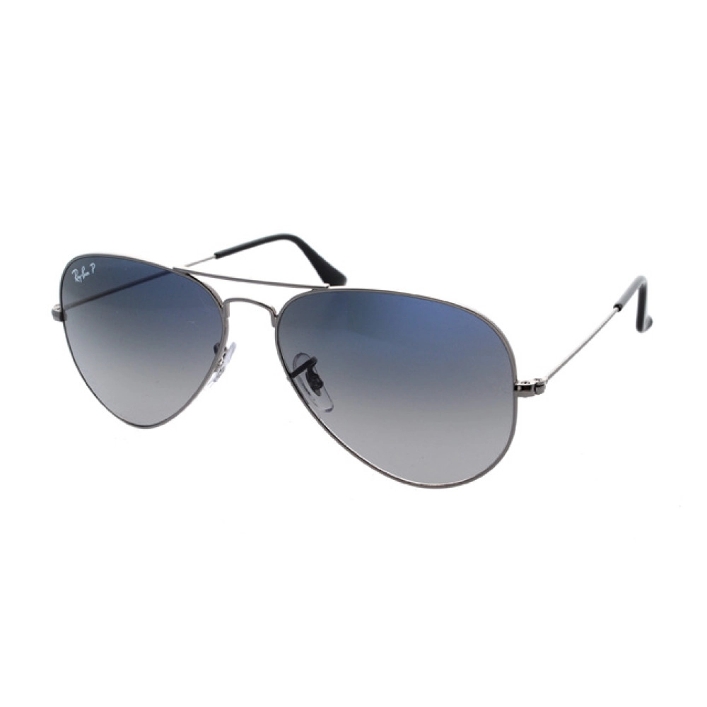 Aviator Large Metal - Gunmetal - Crystal Polar Blue Gradient Grey| Col004/78 