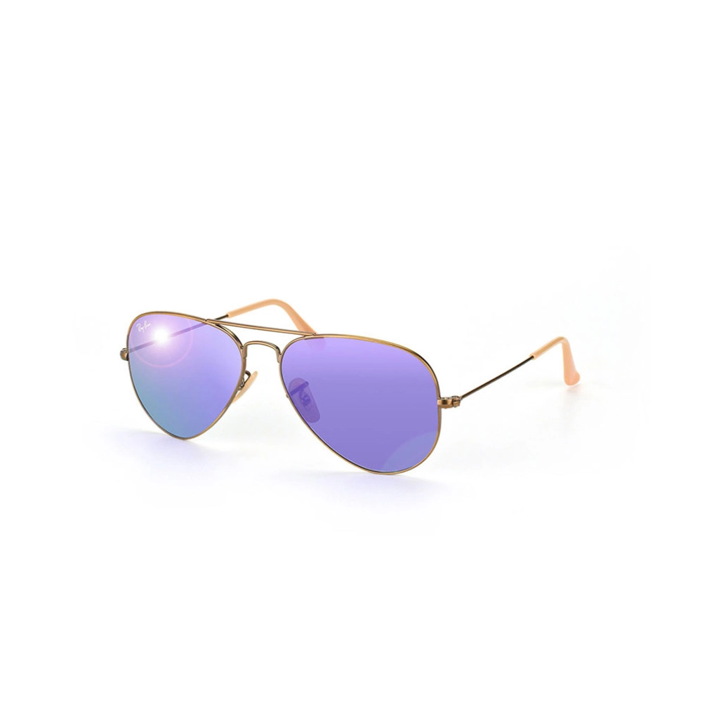 Aviator Large Metal - Bronze/Copper- Grey Mirror Purple | Col167/1M