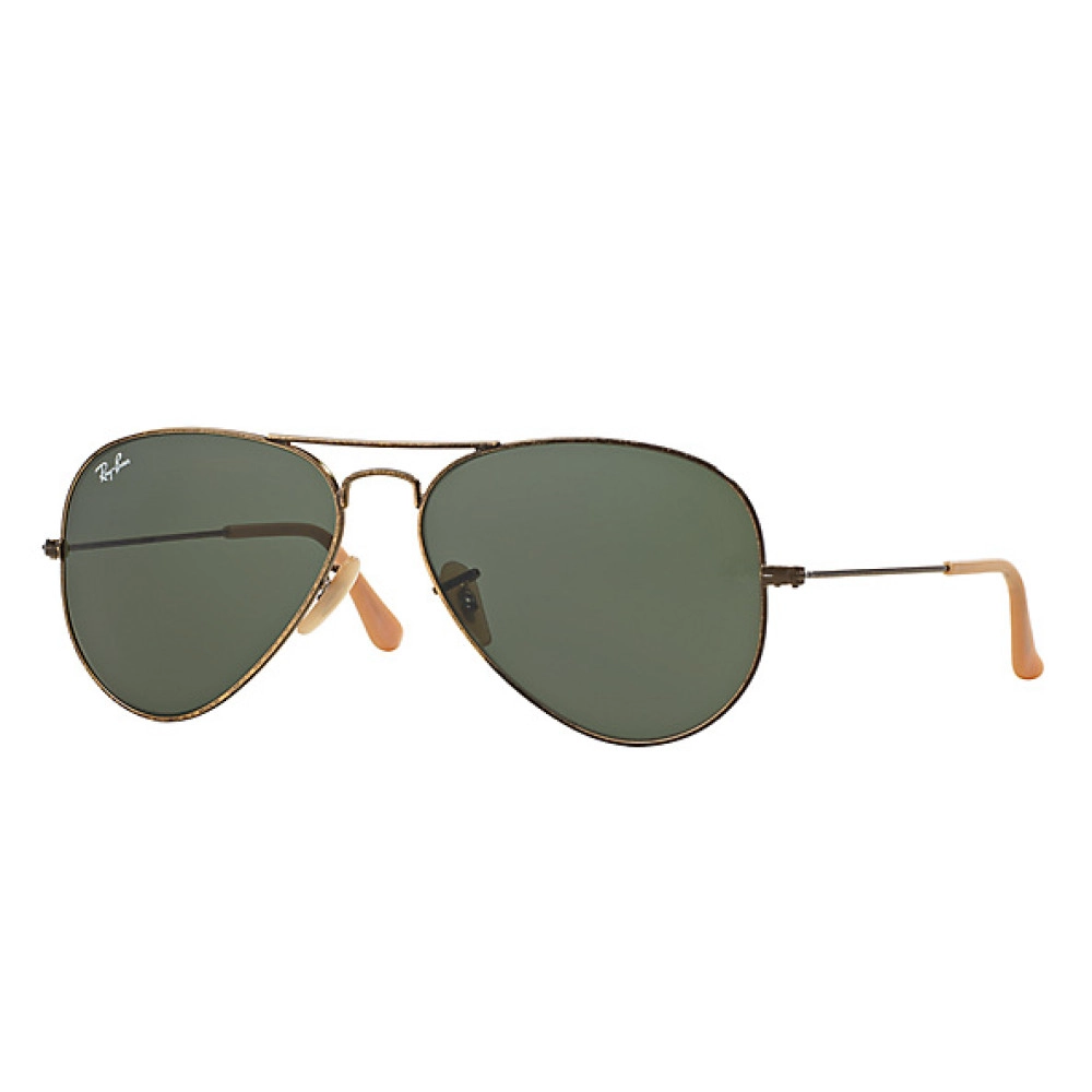 Aviator Large Metal - Gold - Green | Col177